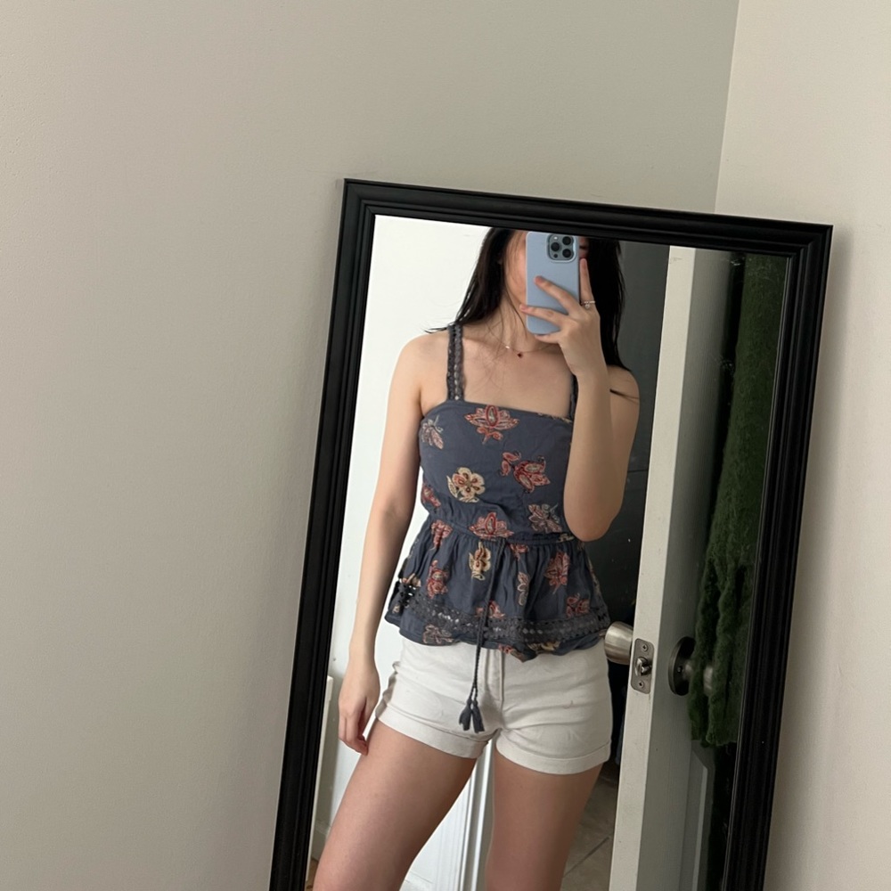 abercrombie & fitch floral top
